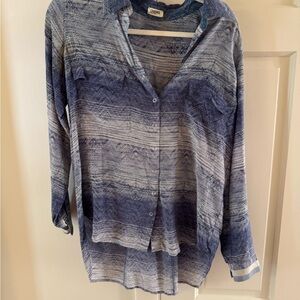 Blue Gradient Women's Top